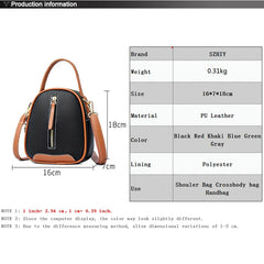 Colorblock Mobile Phone Bag Crossbody Purse for Women