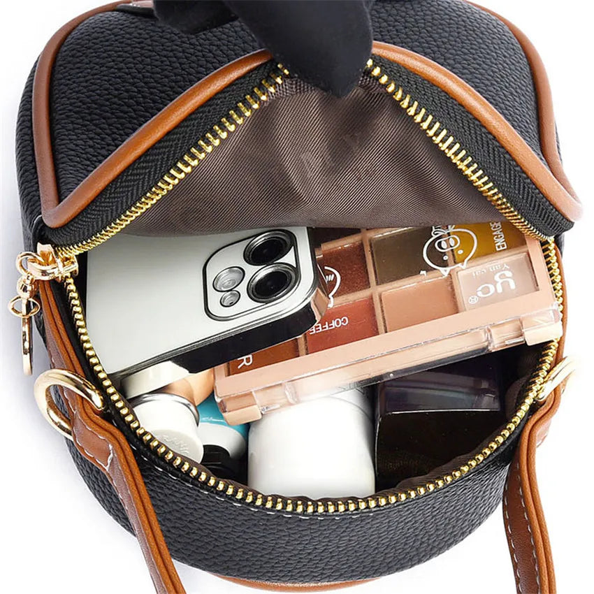 Colorblock Mobile Phone Bag Crossbody Purse for Women