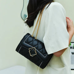 Women's Crossbody Shoulder Bag with Chain Strap