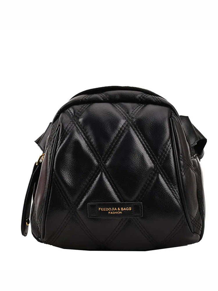 Women's PU Leather Shoulder Bag Underarm Handbag