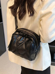 Women's PU Leather Shoulder Bag Underarm Handbag