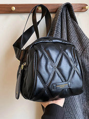 Women's PU Leather Shoulder Bag Underarm Handbag