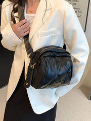 Women's PU Leather Shoulder Bag Underarm Handbag
