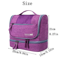 Hanging Toiletry Bag Waterproof Travel Cosmetics Organizer