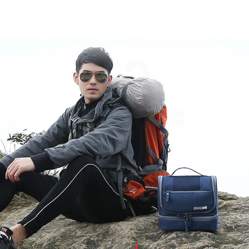 Hanging Toiletry Bag Waterproof Travel Cosmetics Organizer