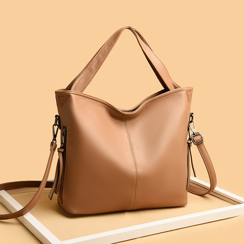 Women's Soft PU Leather Shoulder Bag Crossbody Tote