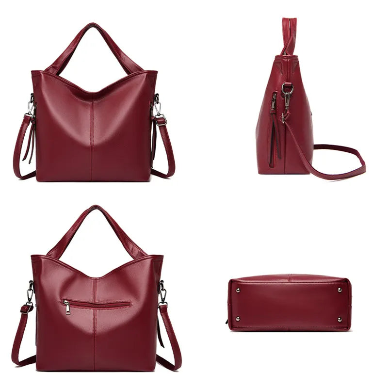 Women's Soft PU Leather Shoulder Bag Crossbody Tote