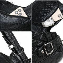 Luxury Soft Leather Crossbody Bag Tote Bag for Women