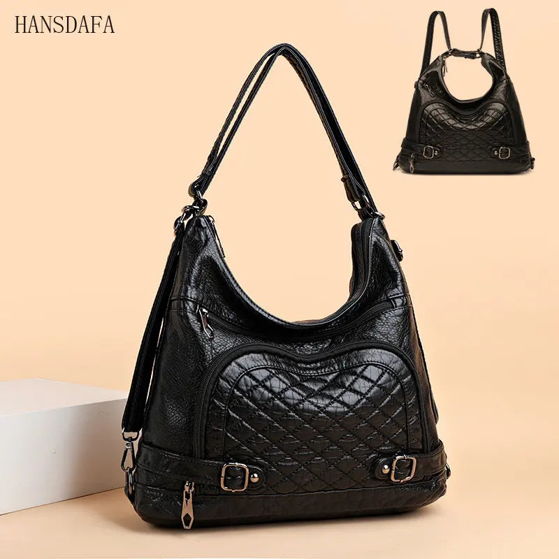Luxury Soft Leather Crossbody Bag Tote Bag for Women
