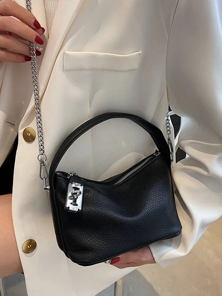 Hobos Women's Handbag Pu Leather Female Shoulder Bag