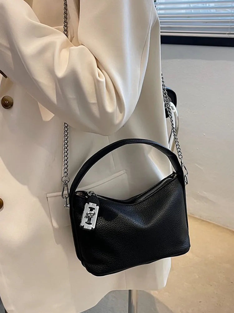 Hobos Women's Handbag Pu Leather Female Shoulder Bag
