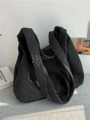 Large Capacity Knitting Handbags Women Shoulder Bags