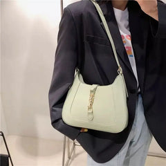 Leather Crossbody Bag for Women Underarm Purses Handbags