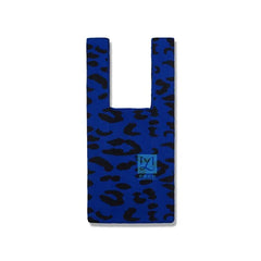 Leopard Crochet Women Handbags Knitting Wrist Bags Shoulder Bag Tote Purse