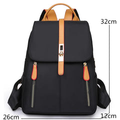 Anti-theft Oxford Backpack Purse Women Vintage Travel Rucksack School Bag Girls