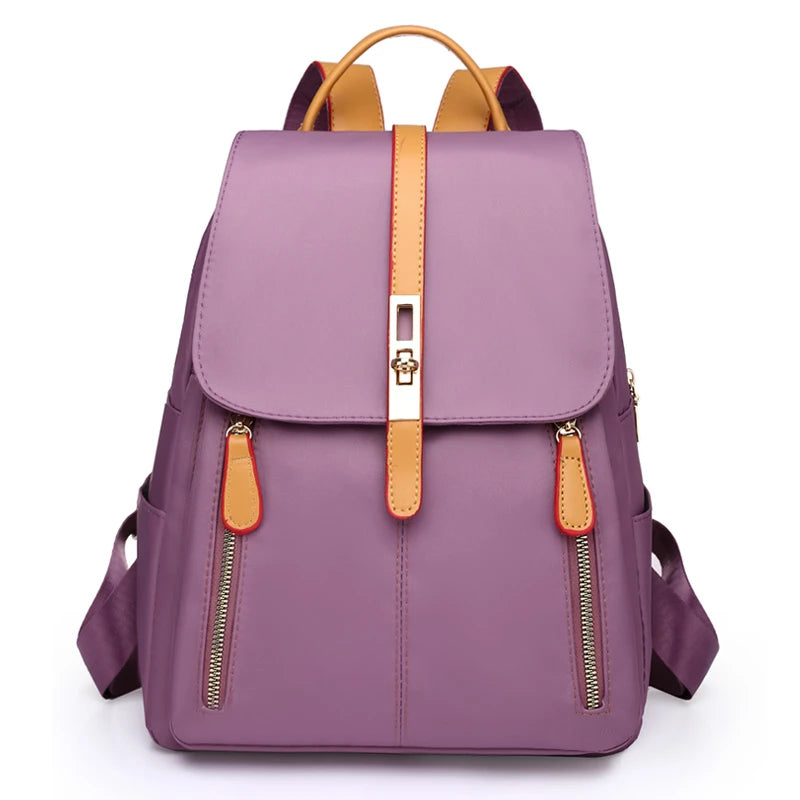 Anti-theft Oxford Backpack Purse Women Vintage Travel Rucksack School Bag Girls