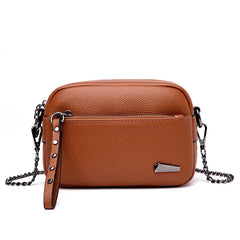 Women Leather Handbags Chain Small Bags Messenger Bags Shoulder Bags