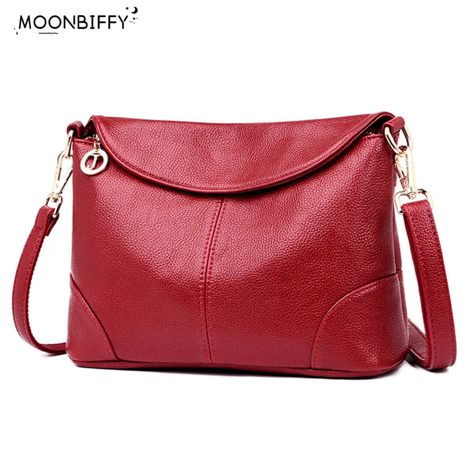 Leather Women Handbags Small Ladies Shoulder Hand Crossbody Bags