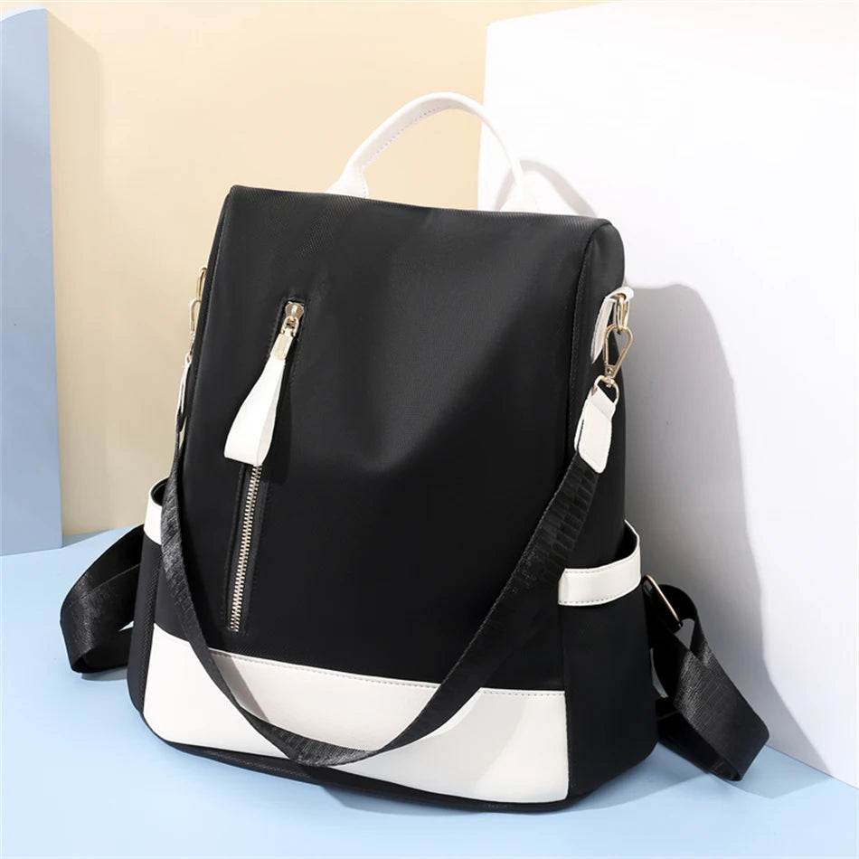 Travel Backpack Women's Waterproof Nylon Casual Anti-theft Bag