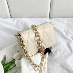 Styles Ladies PU Leather Handbag with Chain Tote Shoulder Bag
