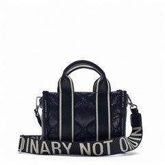 Nylon Padded Handbags Woman Down Cotton Filled Shoulder Bag Women Mini Quilted C