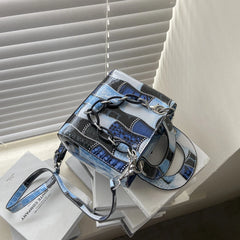 Retro Casual Shoulder Bag Women's Tote Handbag Chain Ladies Handbag