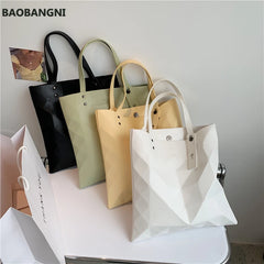 Women's Big Shoulder Bag Shopper PU Leather Handbags
