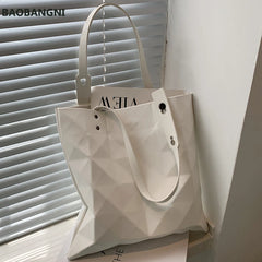 Women's Big Shoulder Bag Shopper PU Leather Handbags