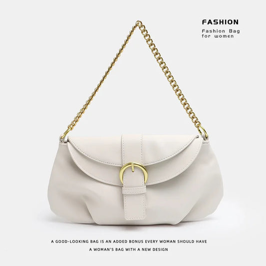 Pleated Dumpling Bag Women's Shoulder Chain Armpit Bag