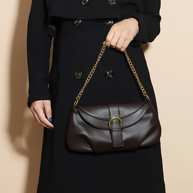 Pleated Dumpling Bag Women's Shoulder Chain Armpit Bag