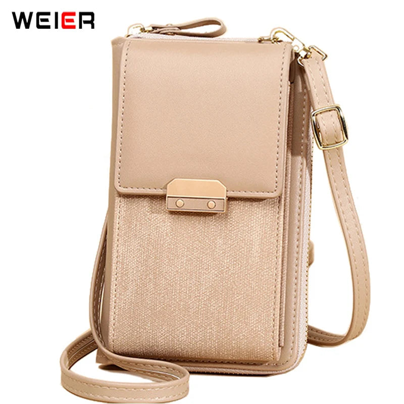 Small Flap Shoulder Bag Zipper Pu Leather Crossbody Purse Female Handbags