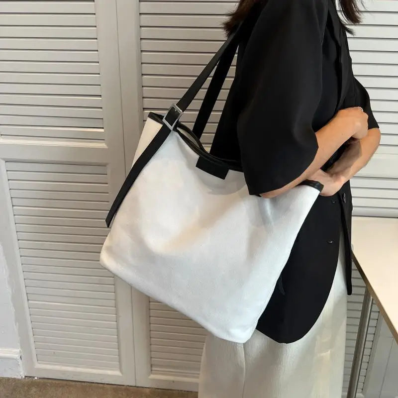 Large Capacity Top Handle Women's Bag Pu Leather Ladies Handbags