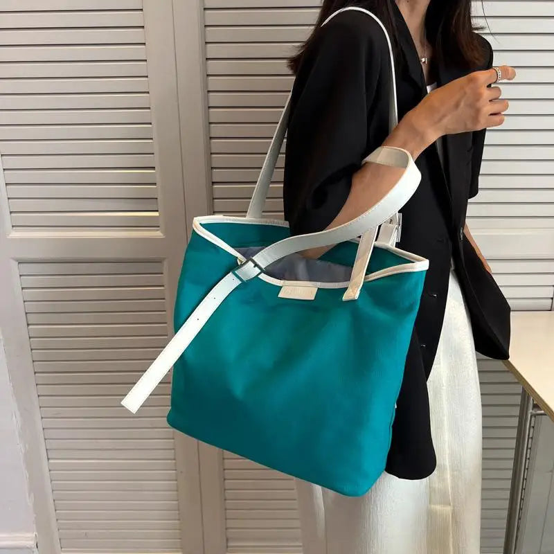 Large Capacity Top Handle Women's Bag Pu Leather Ladies Handbags