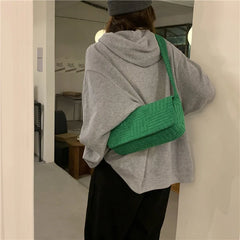 Green Shoulder Bag Crossbody Purse Shopper Tote Small Flap Handbag