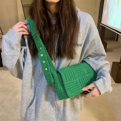 Green Shoulder Bag Crossbody Purse Shopper Tote Small Flap Handbag