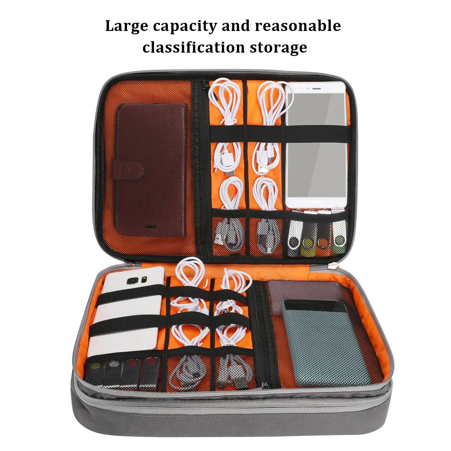 Weekend Bag for 11.6" Laptop & Tablet, Cable Bag Carry Pouch