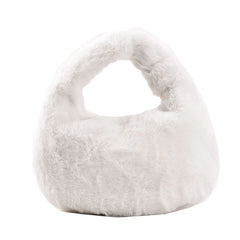 Winter Plush Handbags Tote Bag Ladies Casual Hobos Bags