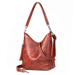 Women Bag Shoulder Bag Bags For Women Women Pu Leather Bucket shopping