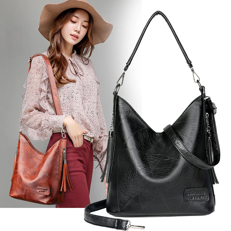 Women Bag Shoulder Bag Bags For Women Women Pu Leather Bucket shopping