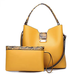 Women Bags PU Leather Crossbody Shoulder Bucket Bag Satchels