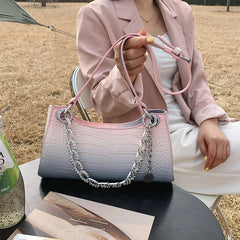 Stone Pattern Shoulder Bag Evening Clutch Crossbody Bag