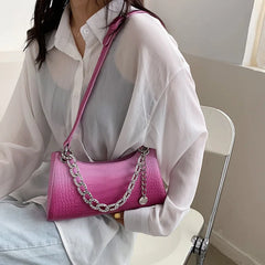Stone Pattern Shoulder Bag Evening Clutch Crossbody Bag