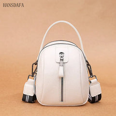 Women Leather Handbags High Cowhide Shoulder Bags Female Messenger Tote