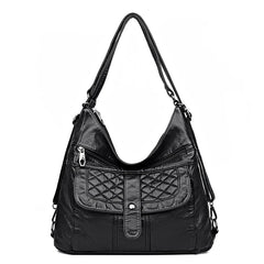 Women Leather Handbag Soft Large Capacity Crossbody Tote Bags High Multifunction