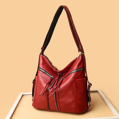 Women Leather Handbags Soft Large Capacity Casual Tote Bags