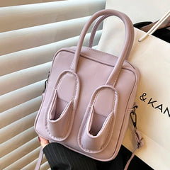 Women Lovely Slippers Messenger Bags INS Style Candy Colors Handbags