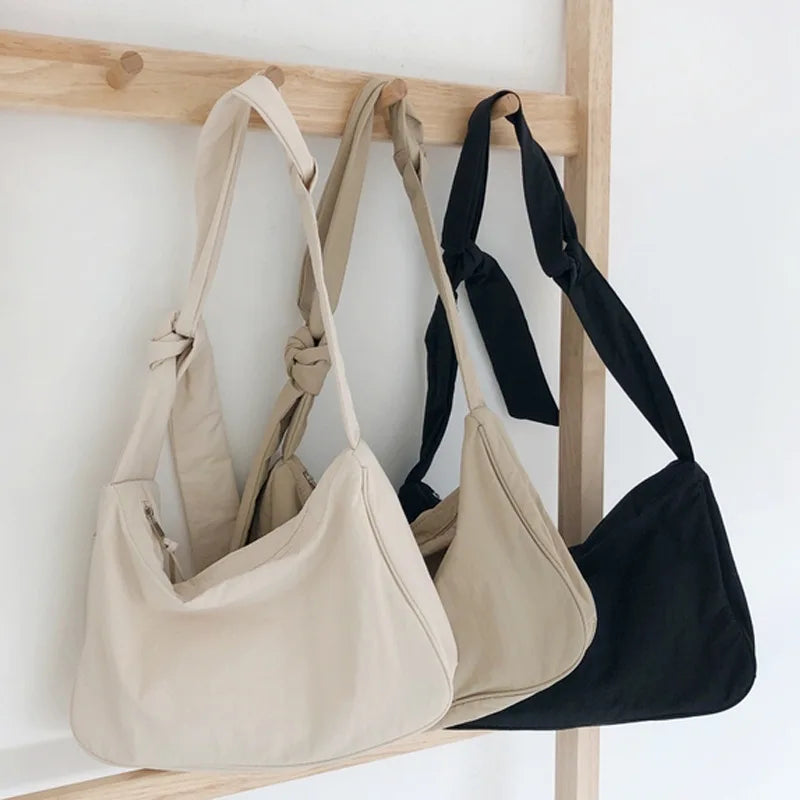 Women Nylon Tote Shoulder Bags Large Capacity Ladies Messenger Handbags