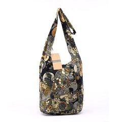 Bohemian Style Crossbody Messenger Bag Cotton Fabric Ladies Bolsa