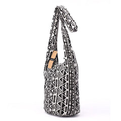 Bohemian Style Crossbody Messenger Bag Cotton Fabric Ladies Bolsa