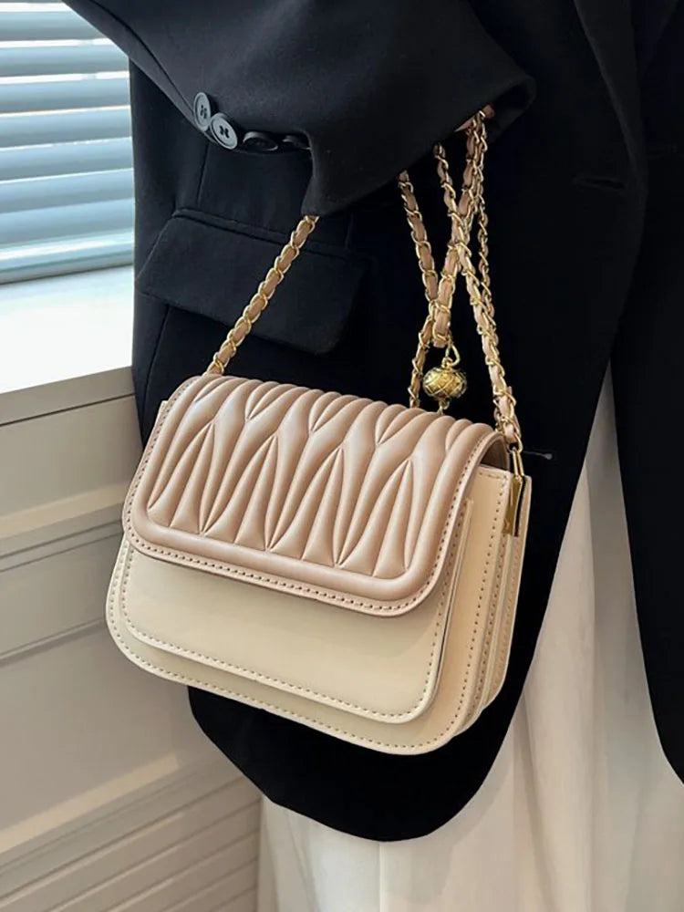 Women's Flap Crossbody Shoulder Bag PU Leather Casual Female